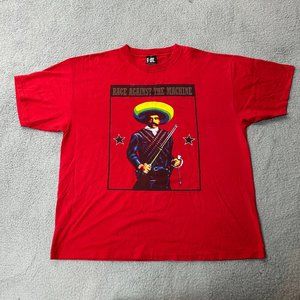 Vintage Rage Against the Machine Shirt Adult XXL 2XL Red Giant Zapata 2000 Y2K